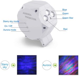 Led Navidad Holiday proyector luces con arco iris nebulosa para la decoración al aire libre de luz de la noche para proyector - Product Image 2