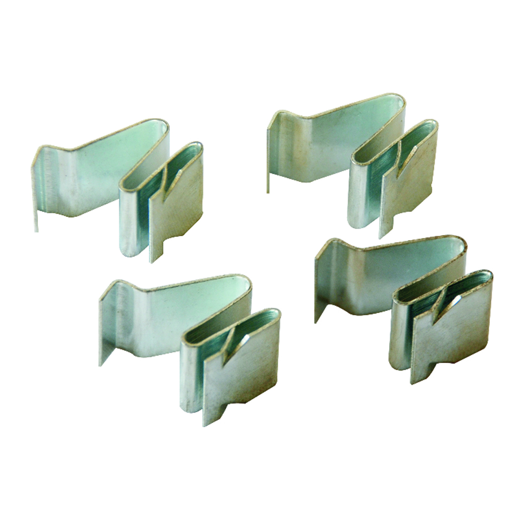 Kit 100 Clip Per Serra In Acciaio Inox: 50 Clip A W E 50 Clip A Z Per Vetro E Policarbonato - Fissaggi Per Pannelli E Vetri Da Serra, Resistenti Al Vento E Alla Pioggia (9,5 X 3,8 Cm)