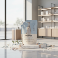 Pochettes personnalisées réutilisables avec bec verseur pour recharge de shampoing, sous-emballage, pochettes à boisson avec bec verseur, emballage de liquides