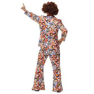 Venta al por mayor Retro Nostálgico 70s 80s Disco Performance COS Ropa Disfraces <span class=keywords><strong>de</strong></span> <span class=keywords><strong>Halloween</strong></span> para Hombres Mujeres <span class=keywords><strong>Parejas</strong></span> Con Vestidos - Product Image 4