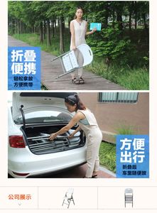 Chaises pliantes en plastique blanches, économiques, pour l'extérieur, en métal, pour conférences, mariages, vente en gros - Product Image 6