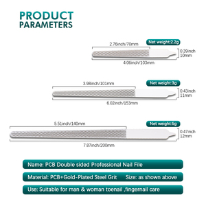 Professionele Kleine Plastic Nagelvijlen Press-On Kit Met Lijm En Dunne Vijl Custom Logo Manicure Tools Recht Patroon - Product Image 6