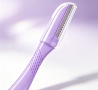 Domon Dolly - Ciseaux à sourcils de précision en acier inoxydable, lame ergonomique antidérapante pour femmes, soin des sourcils
