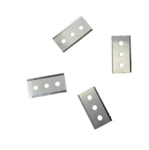 Three Holes Double Edge Carbon Steel Industrial Blades PP Film 3 Holes Blades for <strong>Uncured</strong> <strong>Rubber</strong> Separating Machines - Product Image 3