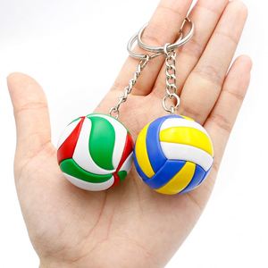 Wholesale New Hot Sale Volleyball <b>Keychain</b> <b>Leather</b> <b>Keychain</b> 3D Mini Sports Trend Pendant Souvenir Gifts Fashion - Product Image 2