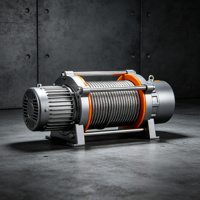 Treuil électrique en acier inoxydable de 12 000 lb, 12 V/24 V, avec télécommande sans fil, hauteur de levage de 24 m, pour camion, SUV, VTT, bateau, grue