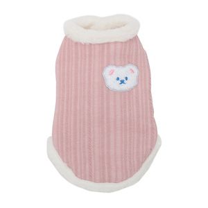 Gilet en peluche lapin mignon pour chats, vêtements d'hiver chauds en tricot rose, vêtements pour petits chatons, unisexe - Product Image 5