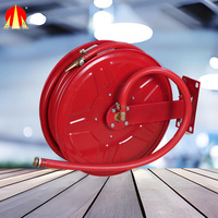 Enrouleur de tuyau d'incendie hydraulique flexible avec sac pour la protection incendie