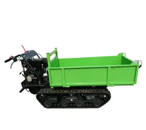 Trung Quốc làm 800kgs khả năng chịu tải thủy lực crawer Mini Dumper bền mini theo dõi Dumper cho nông nghiệp