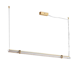 Lámpara Colgante de Vidrio Lineal Minimalista Italiana para Comedor, Lámpara de Techo Geométrica de Alta Gama, Estilo Nórdico para Vestíbulo y <span class=keywords><strong>Bar</strong></span> - Product Image 5
