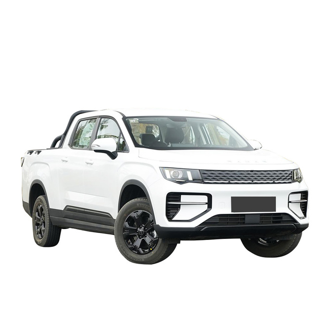 2025 Chinese Cheap Prices Geely New Cars Radar King Kong Long Box 330Km 460Km 520Km 4*4 Electric Pickup Trucks for Sale