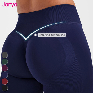 Janya Groothandel Dames Leggings Sexy Butt Lift Sport Leggings Hoge Taille Stretch Gym Fitness Broeken Dames Naadloze Yoga Leggings - Product Image 3