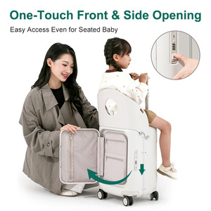 <span class=keywords><strong>2026</strong></span> सवारी-ऑन बच्चों का सूटकेस 20 इंच एंटी-रोल ब्रेक व्हील यूएसबी चार्जिंग पोर्ट कैरी-ऑन बेबी सीट सामान - Product Image 5