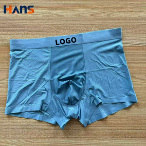 Sous-vêtements pour hommes de marque best-seller, personnalisés, confortables <span class=keywords><strong>et</strong></span> respirants, tissu soyeux doux pour la peau, caleçons boxer pour hommes - Product Image 2