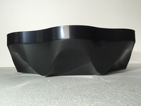 Boîtier de casque personnalisé en ABS noir thermoformé, coque moulée sous vide pour dispositif de jeu VR, étui en aluminium moulé sur mesure, surface personnalisée
