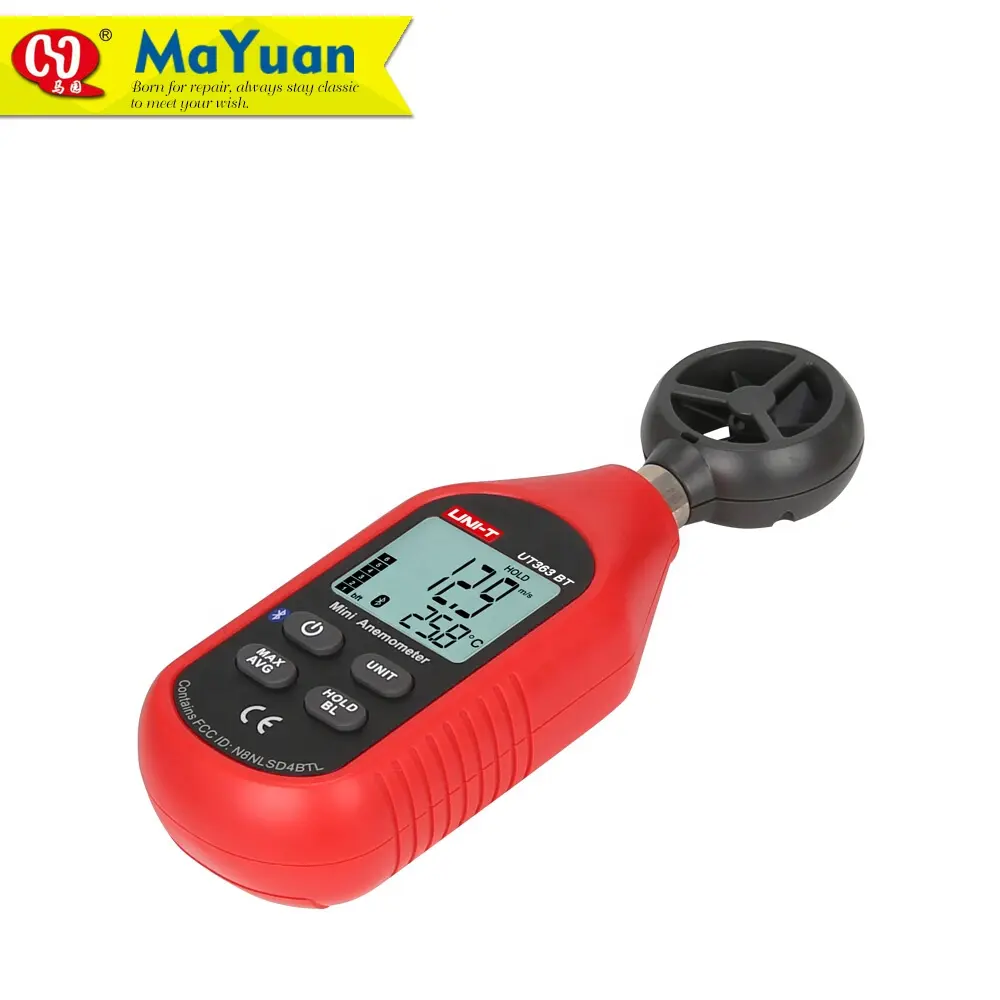 Micro Magnetic Sensing Digital Handheld Anemometer, with Bluetooth Function