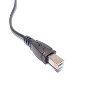 Cable de Transferencia de Datos Mini USB Hembra a USB Macho para Impresora, Escáner, Disco Duro Móvil, Adaptador con Puerto Cuadrado