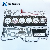 SY NAKAI 4955590 4955595 QSX15 X15 Set Gasket Mesin Atas Bawah Kit Perbaikan Penggantian