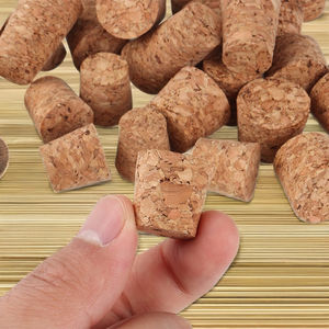 Bouteille de vin en verre spéciale avec bouchon en liège de taille courte Joint Portugal Couvercles Bouchons et fermetures de bouteilles - Product Image 3