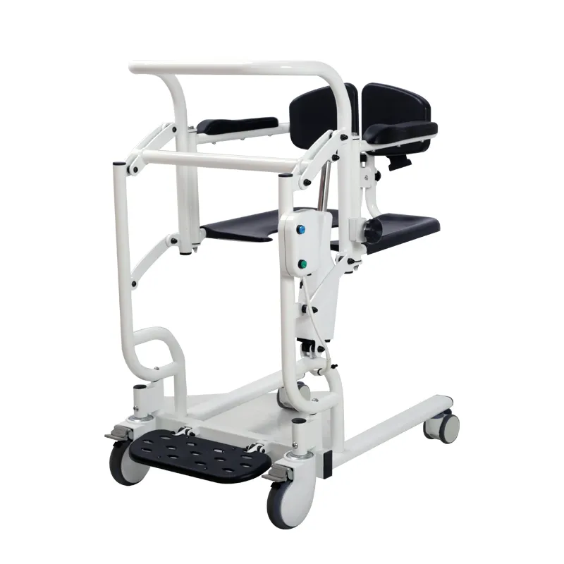 Fácil operar Elétrica Paciente elevador transferência cadeira banho fezes Cadeira de rodas Deficientes Idosos Movendo cadeira higiênico completo-automático