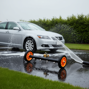 Lavadora de Autos Eléctrica de 12V y 16 Pulgadas con 2 Ruedas y Boquilla de Presión para Limpieza de Bajos - Product Image 2