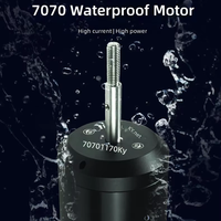 Moteur sous-marin durable à faible bruit 7070 IP58 entièrement étanche 4300W 110KV haute puissance pour planche de surf électrique Efoil