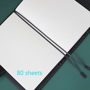 LABON-Cuaderno Retro de tela, agenda, cubierta de diario, A5, A6, planificador, línea de cuadrícula en blanco, cuaderno con borla de papel - Product Image 5