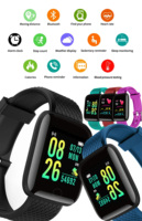 Montre connectée sport tendance 116 Plus, vente chaude, montres pour homme, reloj inteligentes, bracelet numérique, montre intelligente pour homme, bracelet