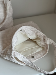 <span class=keywords><strong>Bolso</strong></span> de Lona con Textura Tejida y Diseño de Camello, <span class=keywords><strong>Bolso</strong></span> de Hombro Pequeño para Mujer, con Cierre Único - Product Image 6