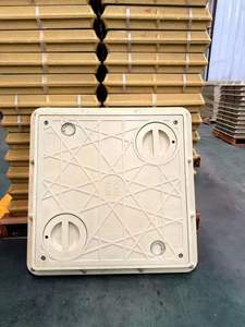 사우디아라비아 시장용 FRP 복합 수지 사각 맨홀 뚜껑 - Product Image 6