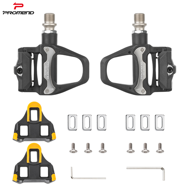 For Promend R540 Bicycle Pedals Cheap Price Nylon Material Road Sealed Bearing Clipless Pedal Free Cleat Bicycle Pedal