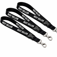 Cordons en polyester écologiques professionnels pour porte-badge avec impression par transfert thermique et logo personnalisé
