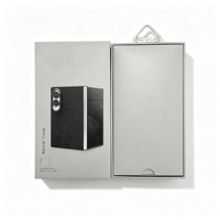 Boîte d'emballage de luxe en carton pour coque de téléphone avec logo personnalisé imprimé, avec crochet de suspension pour coque de téléphone