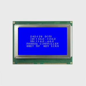 3 days lead time 240*128 character lcd module STN blue mode 240128 monochrome lcd 240x128 stn negative graphic lcd screen