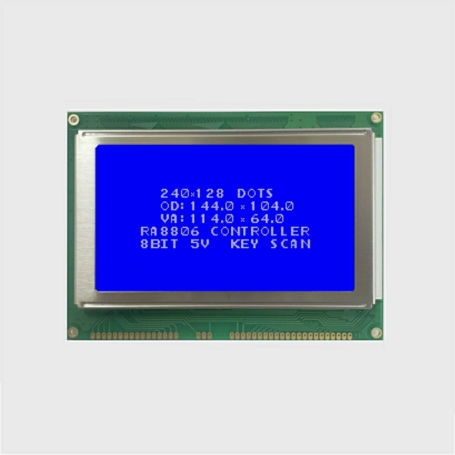 3 Days Lead Time 240*128 Character Lcd Module STN Blue Mode 240128 Monochrome Lcd 240x128 Stn Negative Graphic Lcd Screen