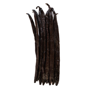 Lot de 10 gousses de vanille d'Ouganda de qualité gourmet, non-OGM, certifiées WBENC, fraîches, brutes, scellées sous vide, à conservation prolongée, grade Bourbon Planifolia - Product Image 1