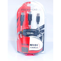 Cable Adaptador USB MIDI para Teclado Musical de PC, Adaptador de Interfaz USB a Teclado MIDI para PC