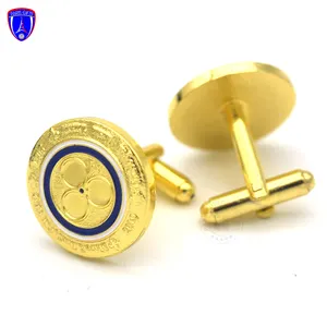 low price high quality luxury 3D double initial cufflinks for men