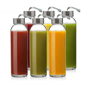 custom Promotional Drinkware advertising gift Plastic 500ml outdoor convenient handle sports water bottle cup with rope strap