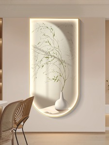 Decorazione Moderna di Lusso Personalizzata Dipinto Astratto in Cristallo e Porcellana con Luci LED <span class=keywords><strong>per</strong></span> Corridoio <span class=keywords><strong>Arte</strong></span> Murale Illuminata - Product Image 4