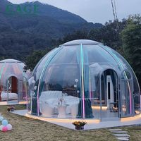 Maison PC dôme transparent personnalisé étoile bulle maison design moderne vente chaude pour une utilisation en extérieur