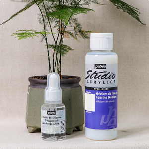 Pebeo <span class=keywords><strong>Studio</strong></span> alta calidad 3.8L suministro de arte pinturas acrílicas verter medio para papel de lona de vidrio - Product Image 6