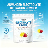 Poudre d'hydratation électrolytique GMP Factory, supplément naturel de minéraux pour le sport, la remise en forme et le bien-être corporel, vente en gros