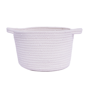 Panier de rangement en coton tissé entièrement naturel SPYRO à prix bas, très vendu - Product Image 2