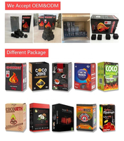 Charbon de Coco FireMax 100% Naturel en Cubes, Moins de Cendres, pour Narguilé et Chicha