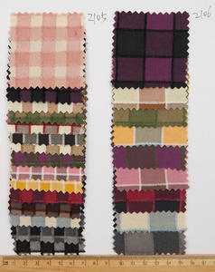 Großhandel Baumwolle Polyester Garn gefärbt Small Check Woven Bubble Plaid Stoff für Hemden und Picknick matten - Product Image 2