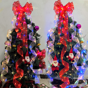 Pita Kado Natal LED 5cm Berkualitas Terbaik 2026, Dekorasi Natal untuk Pesta Keluarga, Pengiriman Langsung - Product Image 1