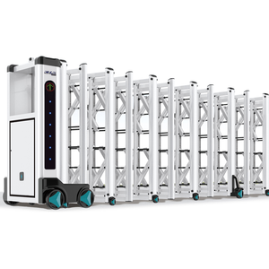 Porte coulissante d'allée pliable de porte escamotable automatique en aluminium d'approvisionnement direct d'usine - Product Image 6