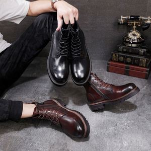 New Best-selling CHUKKA <b>BOOT</b> for <b>Boots</b>-genuine Leather Size 47 for Men Lace-up Ankle Waterproof Work <b>Boots</b> - Product Image 5