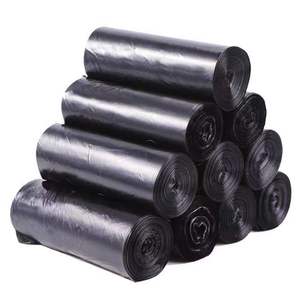 Compostable Vietnam New Tie Tape Drawstring Handles White Custom Logo 4 Gallon 58 Inches by 62 Inches <b>Trash</b> <b>Bags</b> - Product Image 5